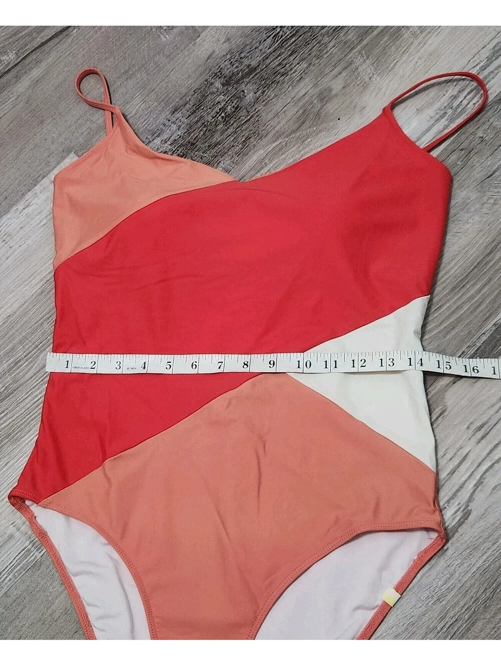 Summer salt Swimsuit Sz 12 Made In Sri Lanka Pink V Neck One Piece
